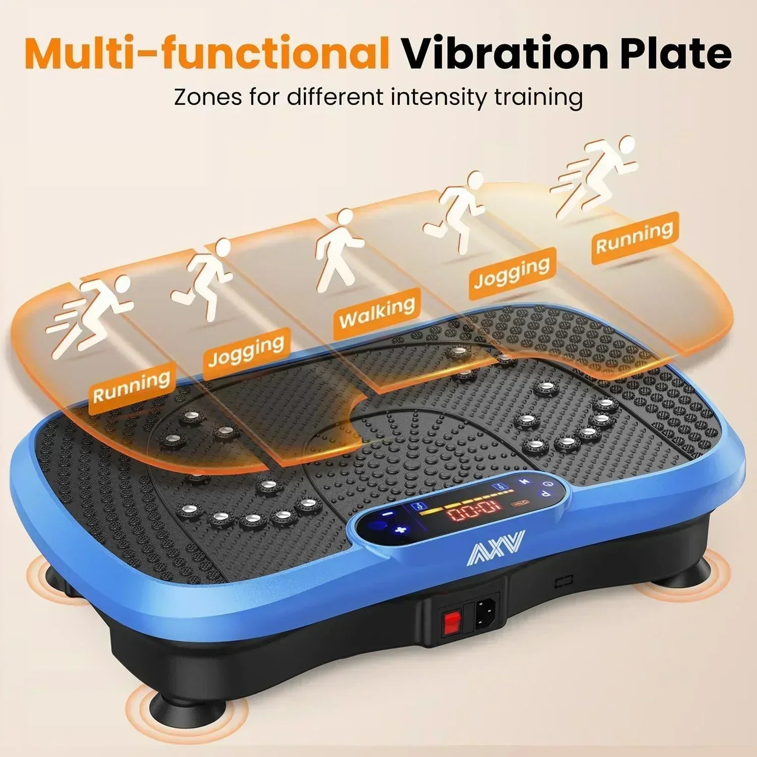 AXV Vibration Plate Fitness Platform Trainer Suitable for men and women to lose weight