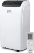 BLACK+DECKER Smart Portable Air Conditioner with Heat, 12,000 BTU Cooling, 9,000 BTU Heating for Rooms up to 550 Sq. Ft., Follow Me Remote, BPACT12HWT, White