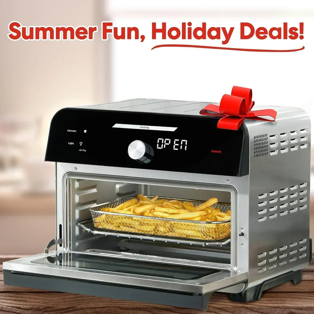 Instant Pot Omni Plus 19QT/18L Toaster Oven Air Fryer 10-in-1 Functions Fits 12 Pizza Crisp Broil