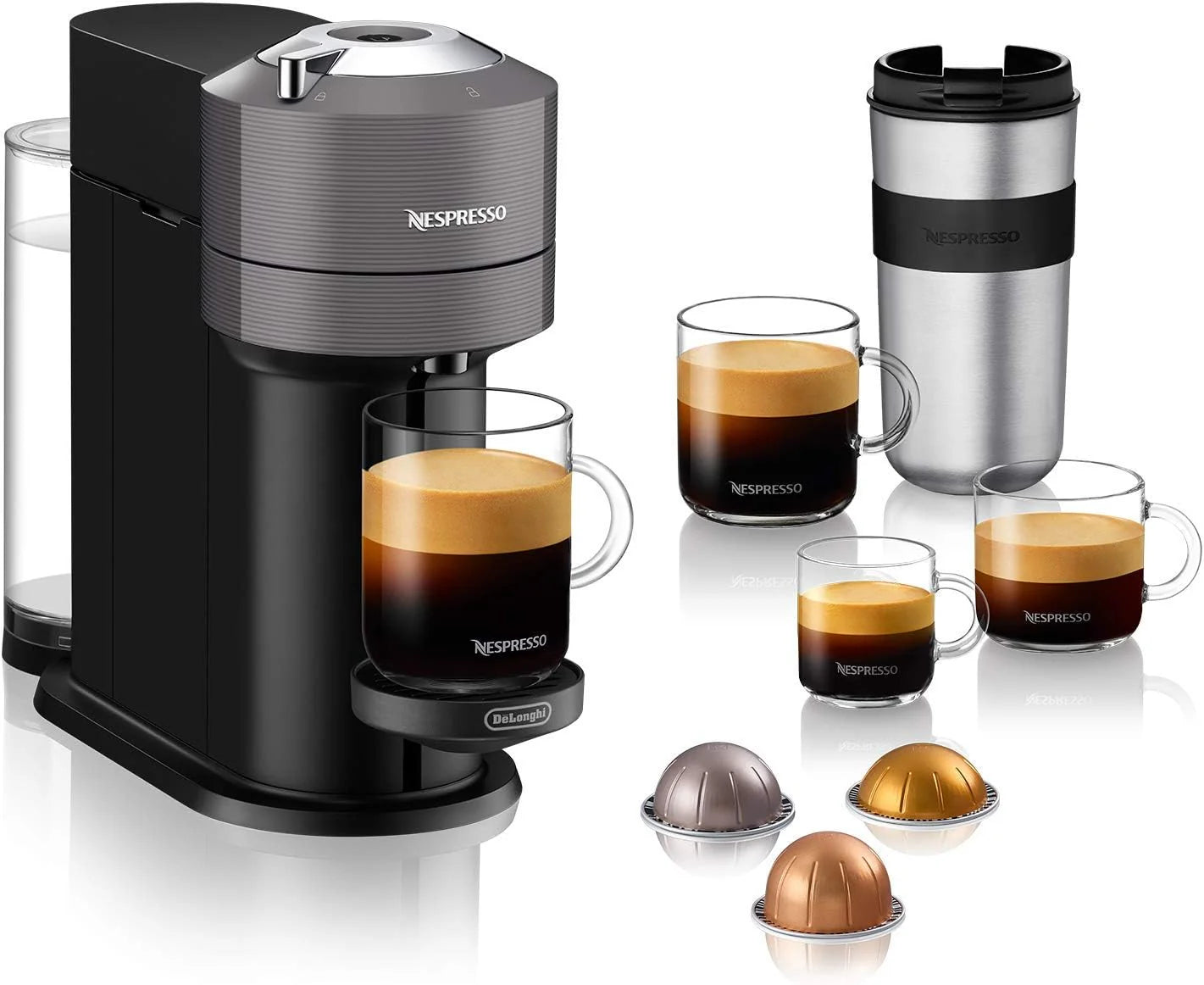 Nespresso Vertuo Next Coffee and Espresso Maker by De'Longhi, White